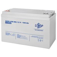 Аккумулятор мультигелевый LPM-MG для ИБП и инвертеров 12V 100Ah, LogicPower 3877