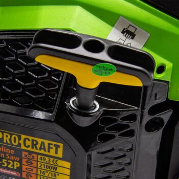 Бензопила цепная Procraft GS-52 Р (шина+цепь 40, шина+цепь 45)