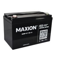 Аккумулятор AGM для ИБП и инвертеров 12V 100Ah, Maxion MXBP-OT100-12
