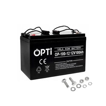 Акумулятор AGM для ДБЖ та інвертерів 12V 100Ah, Volt Polska OPTI OP-100-12