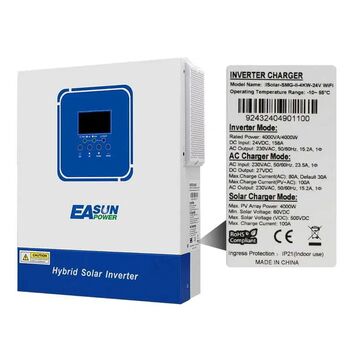Гибридный инвертор EASUN Power 12V 2KW Solar Inverter SMG-II-2KW-12V