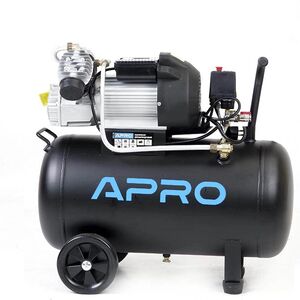 Компрессор двухцилиндровый 100л 8Бар 2.8кВт 430л/мин APRO 850179