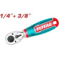 Ключ-трещотка двухсторонняя 1/4"-3/8" THT1061438 TOTAL