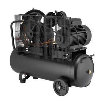Компресор 50 л, 3 кВт, 220 В, 10 атм, 500 л / хв, 2 циліндра, PT-0016 INTERTOOL