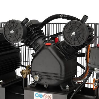 Компресор 50 л, 3 кВт, 220 В, 10 атм, 500 л / хв, 2 циліндра, PT-0016 INTERTOOL