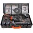 Набор аккумуляторного инструмента STROMO PA180SET (КШМ, Гайковерт, Шуруповерт, 3 АКБ 4А, 2 З/П) бесщеточный