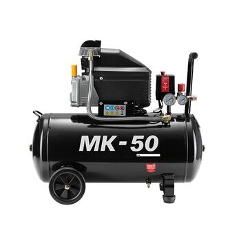 Компрессор 50 литров MK-50 Intertool и Набор покрасочный 5 ед. PT-0021-PT-1501