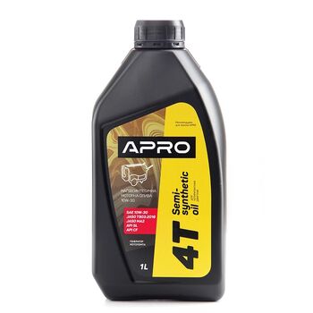 Масло для генераторов 4-х тактное полусинтетическое 10W-30 1л, APRO 942002