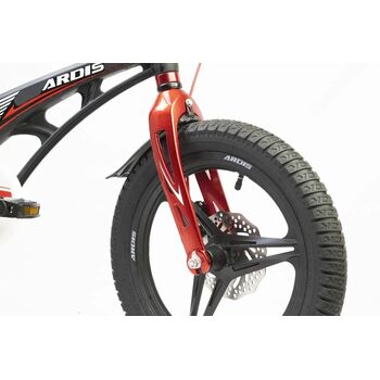 Дитячий велосипед Ardis Falcon чорний 16" дискові гальма, магнієва рама, литі диски