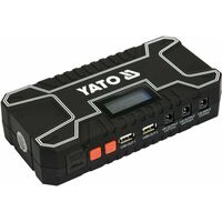 Пусково-зарядная батарея Li-Pol емкость 12 Агод, 300/500 А, питание через USB 5В, 2А, YATO YT-83082