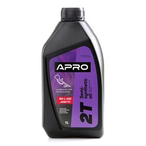 Масло для двухтактных двигателей полусинтетическое 1л, APRO 942001