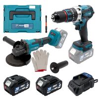 Акумуляторний набір інструментів PROFI-TEC Combo Set 2/9 POWERLine (PGA202, DHP485BL) (2×PT2040MP (4.0 Ач), зарядний пристрій)