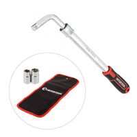 Ключ баллонный телескопический 1/2", 17/19, 21/23мм, Cr-V, чехол, STORM, INTERTOOL HT-1601