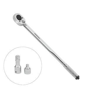 Динамометрический ключ 3/4" 70-420 NM в наборе (XT-9010 Intertool)