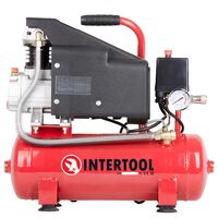 Компресор 9л, 0.75кВт, 1.0HP, 220 В, 8атм, 160л / хв, PT-0002 INTERTOOL
