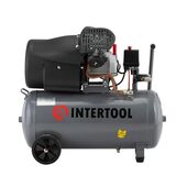 Компрессор 50л, 3HP, 2.23кВт, 220В, 10атм, 354л/мин, 2-х цилиндровый (PT-0004 Intertool)