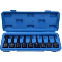 Набор головок ударных 1, 2" SPLINE M4-M16, QS50010 QUATROS
