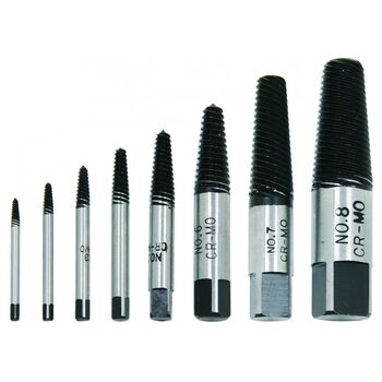 Набор съемников сорванных болтов, 1/8", 1/4", 5/16", AG010104 JONNESWAY