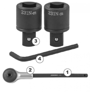Мультиплікатор 1/2"-3/4", 231-1500Нм, збільшення зусилля в 6,5 раз, T094602 JONNESWAY