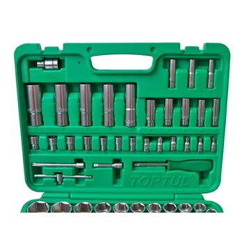 Набор инструмента 1/4"&1/2" 108 ед. (6-гр.) new box, GCAI108R TOPTUL