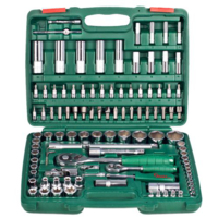 Набір торцевих голівок 1/4" DR 4-14 мм і 1/2" DR 10-32 мм, 108 предметів (ТК-108 HANS tools)