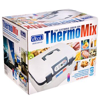 Автохолодильник термоэлектрический 19 л. DC/AC 12/24/220V 60W ThermoMIX BL-219-19L VITOL