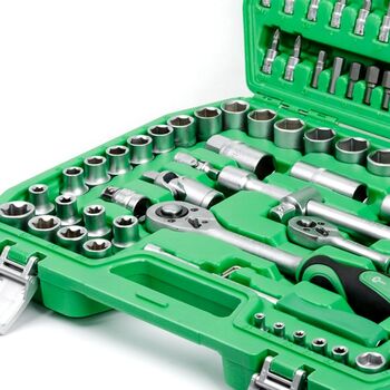 Набор инструментов 1/2" & 1/4" 108ед. INTERTOOL ET-6108SP