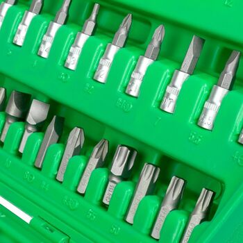 Набор инструментов 1/2" & 1/4" 108ед. INTERTOOL ET-6108SP