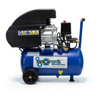 Компрессор 24л., 1,5 кВт, 220 В, 8 атм, 196 л/мин, 1 цилиндр, 2 выхода, BDM-24-2HP PROFLINE