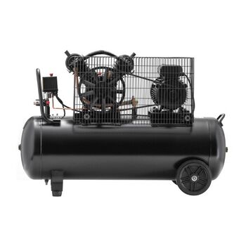 Компрессор 100 л, 3 кВт, 220 В, 10 атм, 500 л/мин, 2 цилиндра PT-0014 INTERTOOL