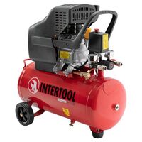 Компресор 24л, 1.5 кВт, 220 В, 8 aтм, 206 л/хв., PT-0009 INTERTOOL