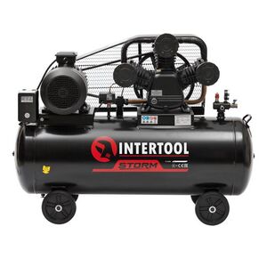 Компресор 200л, 7,5 кВт, 380 В, 10 aтм, 1050 л/хвил. 3 циліндри, PT-0040 INTERTOOL