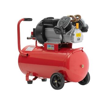 Компрессор 50л 2-х цилиндровый и набор покрасочный PT-0007-PT-1502 Intertool 