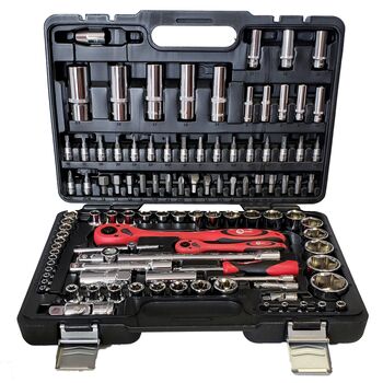 Профессиональный набор инструментов 1/2" & 1/4", 108ед., ET-6108 INTERTOOL