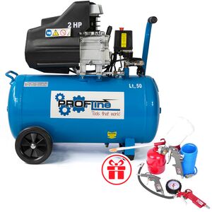 Компрессор 50л. +набор покрасочный 5 ед. LB50B-2IN1 PROFLINE