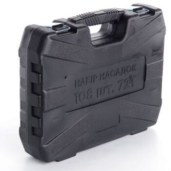 Набір інструментів 1/4"&1/2" 108 од. СИЛА 252108, набір ключів 12 од. і набір ударних викруток 6 од. 252108+12+6
