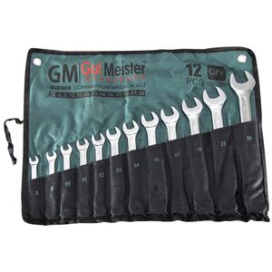 Набір ключів рожково-накидних в плахті 12 од. 8-24 мм, GM-02112 Gut Meister