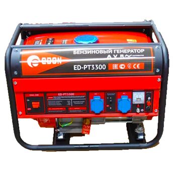 Бензиновый электро-генератор 3.3 KW (медная обмотка) EDON ED-PT3300