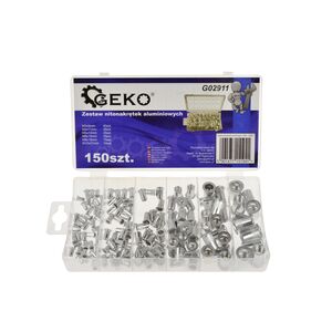 Набор алюминиевых заклепок резьбовых 150шт G02911 Geko