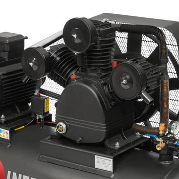 Компрессор 300л, 15HP, 11кВт, 380В, 8атм, 1600л/мин. 3 цилиндра (PT-0050 Intertool)