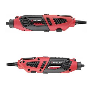 Шлифмашина прямая STORM (гравер), 170 Вт, 8000-35000 об/мин, кейс INTERTOOL WT-0516