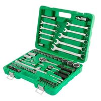 Набор инструментов 1/2" & 1/4", 82ед, Cr-V (ET-6082SP Intertool)