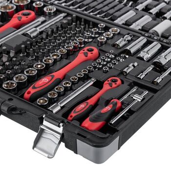 Профессиональный набор инструментов 1/4" & 3/8" & 1/2" 176 ед (ET-7176 Intertool)