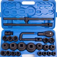 Набор головок ударных 3/4"(17-50мм), 1"(55-65 мм) 26 пр. ГУ-6026K Alloid