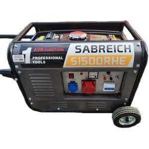 Генератор бензиновий 3,0 кВт з AVR 12HP 230V/400V SABREICH S1500RHE