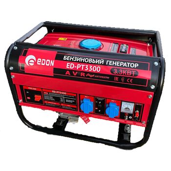 Бензиновый электро-генератор 3.3 KW (медная обмотка) EDON ED-PT3300