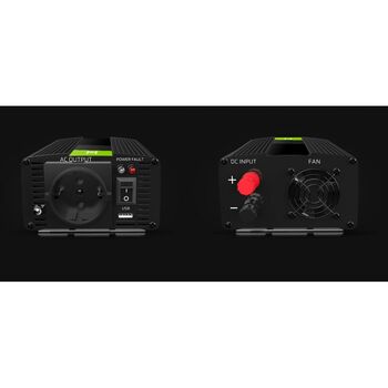 Інвертор 12V у 220V 500W/1000W модифікована синусоїда Green Cell INV16M