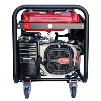 Генератор бензиновий 8.0 кВт, 15HP, 230V, електрозапуск, AVR, лічильник мотогодин, GoldMoto GM10BJ