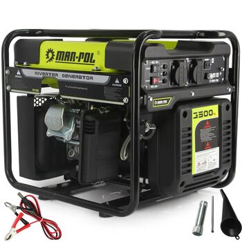 Инверторный бензиновый генератор 3.5 кВт, 230V, MAR-POL M82482