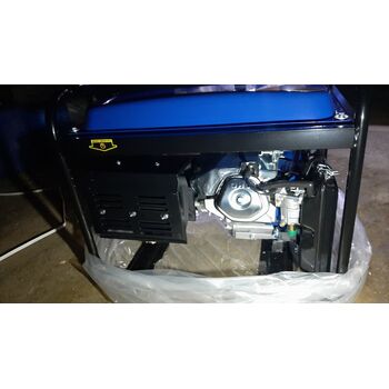 Генератор бензиновый 5,5 кВт с AVR, 13HP, 230V, ручной старт, WERK WPG 6500